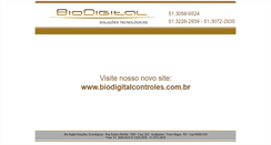 Desktop Screenshot of biodigitalrs.com.br